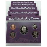 United States Mint Proof Sets 1987-1993 (Lot of 7)