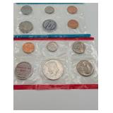 1968 U.C. United States Mint Coin Set Envelope 40% Silver Half Dollar