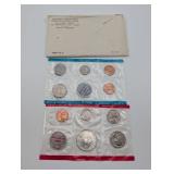 1968 U.C. United States Mint Coin Set Envelope 40% Silver Half Dollar