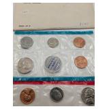 1968 U.C. United States Mint Coin Set Envelope 40% Silver Half Dollar