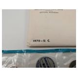 Vintage 1970 U.S. Mint Uncirculated Coin Set 40% Silver Half Dollar