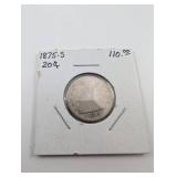 Antique 1875-S Seated Liberty 20 Cent Piece