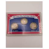 20th Century Silver Half Dollar Collection (3 Coins)