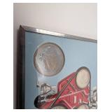 Gates Framed Coin Display Salesmanship Award