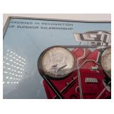 Gates Framed Coin Display Salesmanship Award