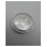 1999 American Silver Eagle One Ounce .999 Fine Silver in Capsule