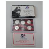 2007 United States Mint 50 State Quarters Silver Proof Set