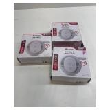 3PACK Kidde  Direct Wire AA Battery Backup Photoelectric Smoke Detector