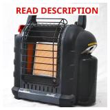 Mr. Heater 9,000 BTU Radiant Propane Portable Heater in Grey
