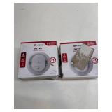 2 PACK Kidde  Direct Wire AA Battery Backup Photoelectric Smoke Detector