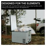 $517 Whynter FM-452SG Elite 45 Quart SlimFit Portable Freezer / Fridge 12/24V DC & 110V AC