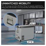 $517 Whynter FM-452SG Elite 45 Quart SlimFit Portable Freezer / Fridge 12/24V DC & 110V AC