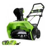 $359 Greenworks  G-MAX 20" 40-Volt DigiPro Single-Stage Brushless Cordless Snow Blower