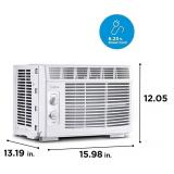 $168 Midea 5,000 BTU EasyCool Small Window Air Conditioner - Cool up to 150 Sq. Ft. with Easy-to-Use Mechanical Controls and Reusable Filter, Perfect for Small Bedroom, Living Room, Home Office