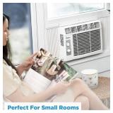 $168 Midea 5,000 BTU EasyCool Small Window Air Conditioner - Cool up to 150 Sq. Ft. with Easy-to-Use Mechanical Controls and Reusable Filter, Perfect for Small Bedroom, Living Room, Home Office