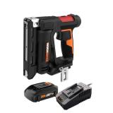 WORX  Nitro  20-Volt Brushless Cordless 3/8" Crown Stapler Kit