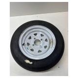 Hi-Run Hi-run Boat Trailer Tire 4.80-12 4pr Su02 and 12x4 4-4 White (8spk)