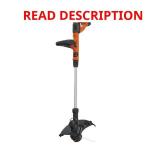 $139 BLACK+DECKER  40-Volt Cordless 13" String Trimmer & Edger