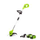 $139 Greenworks  12" 40-Volt Cordless String Trimmer