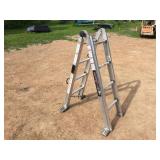 MURPHY LADDER #791002 Aluminum 3-in-1 Compactable Ladder