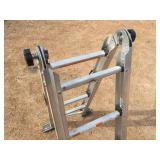 MURPHY LADDER #791002 Aluminum 3-in-1 Compactable Ladder