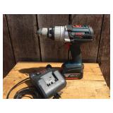 BOSCH HDH181X 18B Cordless 1/2" Hammer Drill - Battery - Charger