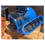 B-AIR BP-25 Air Mover 1/4 HP - 3 Spd - Aux Outlets - Works!