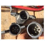 Trailer Light Adapters - 6 Pin Round - Flat 4 - 7 Pin