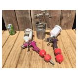 (3) Air Paint Spray Guns