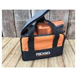 (2) RIDGID Battery Chargers + Tool Bag