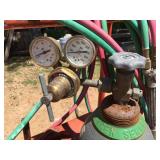 OXY-ACETYLENE Welding/Cutting Tanks - Gauges - Torch - Cart