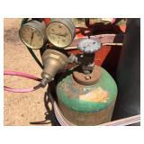 OXY-ACETYLENE Welding/Cutting Tanks - Gauges - Torch - Cart