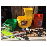 LIBMAN Cleaning Tools - Mop Bucket - Handle - Squeegee