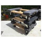 3 Roller Carts 12" x 8"