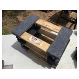 3 Roller Carts 12" x 8"