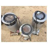 3 Propane Heaters