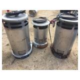 3 Propane Heaters