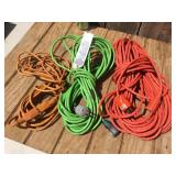 (3) Extension Cords - Good Plugs - 25