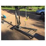 PITTSBURGH Heavy Duty 1 Ton Folding Shop Crane/Engine Hoist