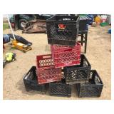 (7) Milk Crates - Handy Storage - 13" x 13" x 11"
