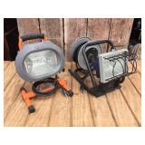 (2) Mobile Halogen Light Units - Both Work