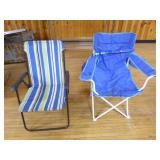 2 Outdoor Folding Chairs