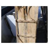 Vintage Wooden Toboggan