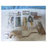 Flat of Assorted Cement Tools