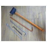 Pry Bars and Mallet
