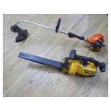 Leaf Blower and Weed Trimmer