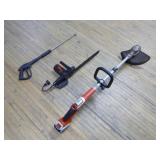 Weed Trimmer, Chains Saw and Pressure Washer Wand