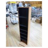 Tower Cabinet with DVDs and VHS Tapes