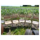 5 Cosco Folding Chairs
