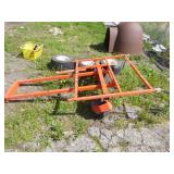 Dump Trailer Frame with 3 Tires